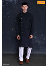 Black Outluk Vol 5 Indian Wear Art Silk Long Kurta Pajama Collection 5004